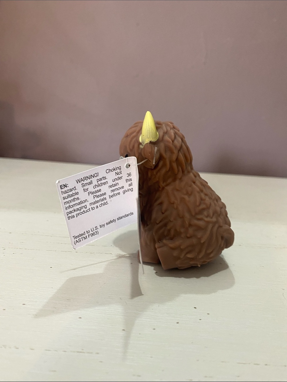Squishy Mini Highland Cow 3.5” Toy - Picture 4 of 4